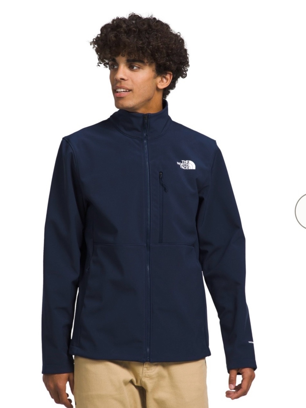 The North Face Apex Bionic Men's Navy Lightweight Softshell Jacket Wind